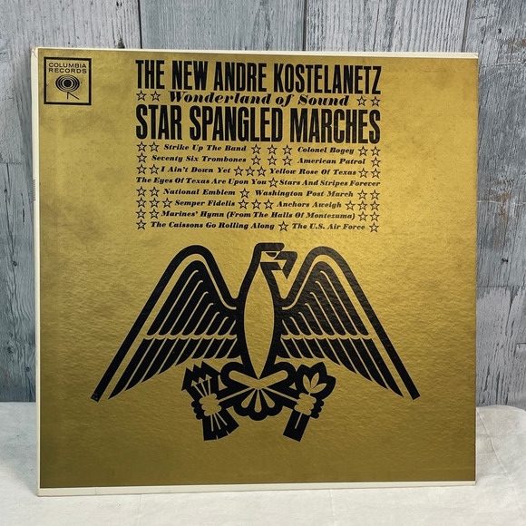 Columbia Other - Vintage 1962 The New Andre Kostelanetz Star Spangled Marches LP Vinyl Record
